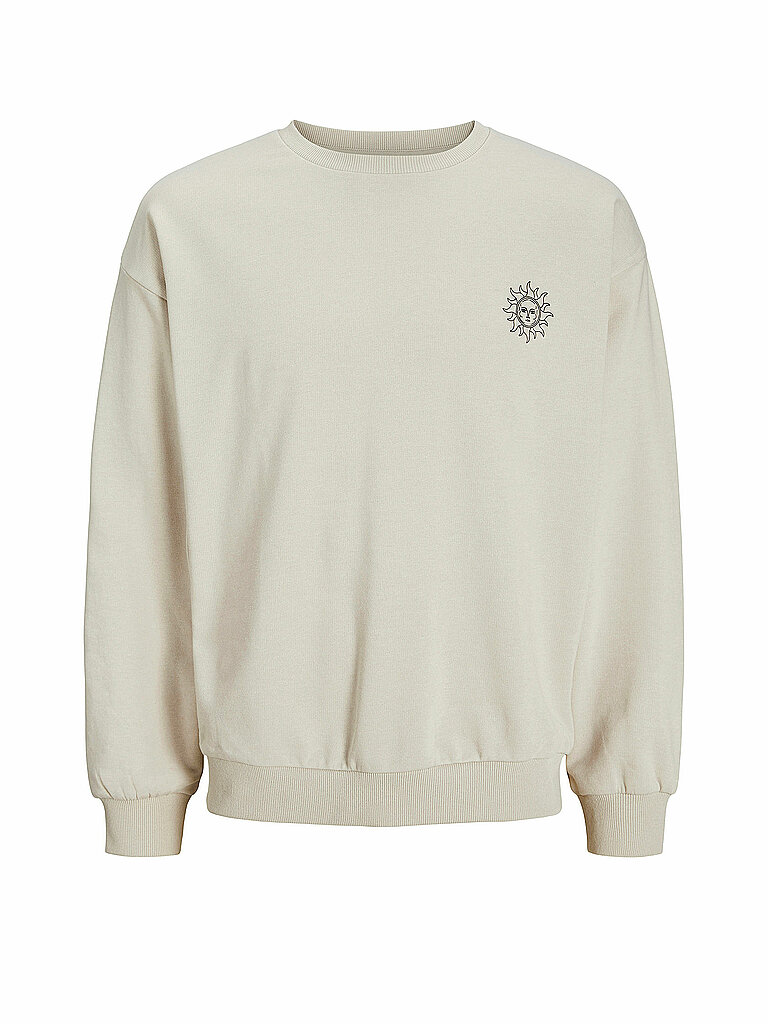JACK & JONES Sweater JJJACKIE beige   L herren